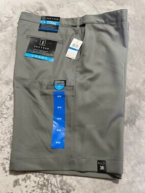 PGA TOUR Golf Shorts Men’s 38 Gray Performance Stretch NWT